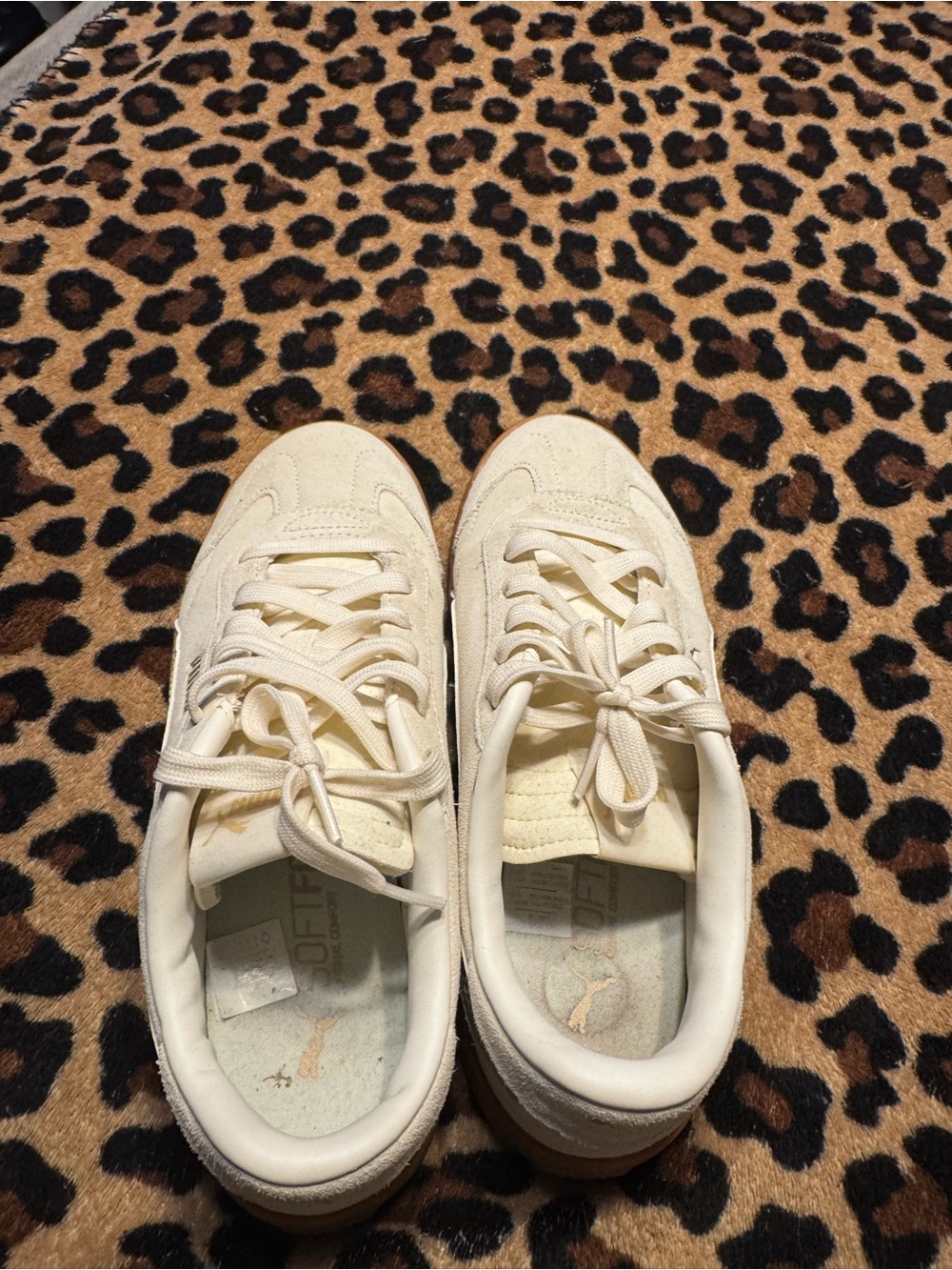 Puma Cream/Off-White Women's Athletic Sneakers